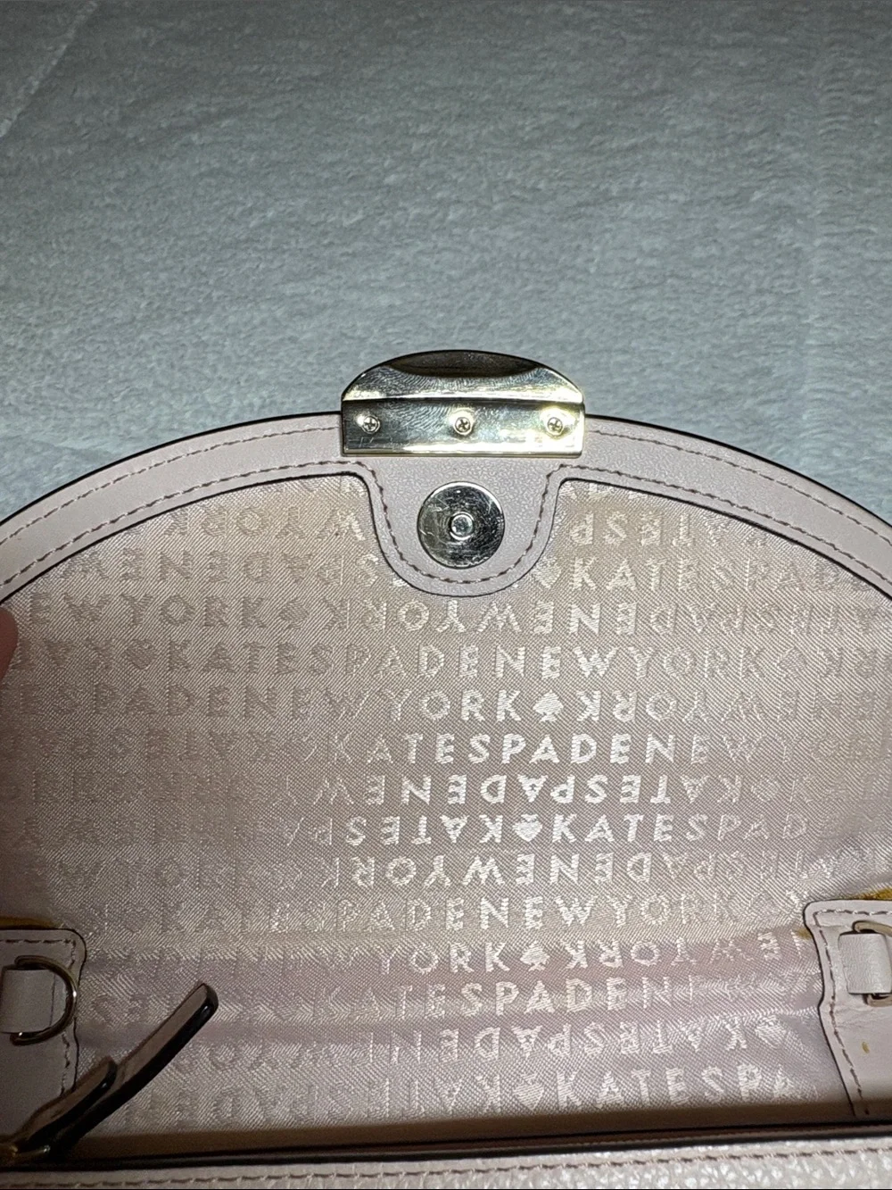 Kate Spade Pink Leather Flap Wallet